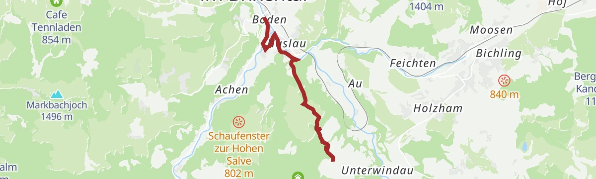Route map: Gruberberg (MTB Route 274)